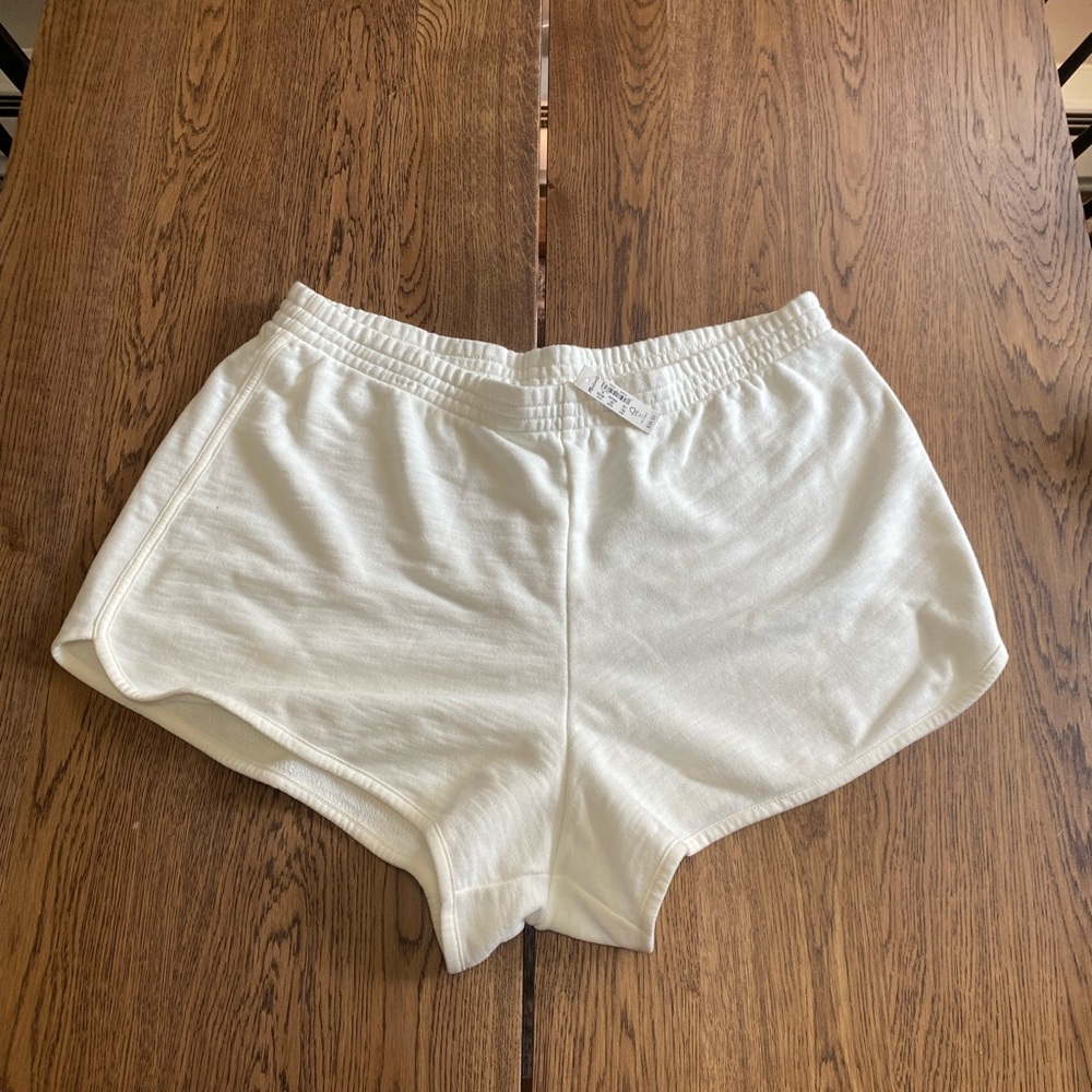 NWT Madewell Curved Hem Shorts- Lighthouse White, XL